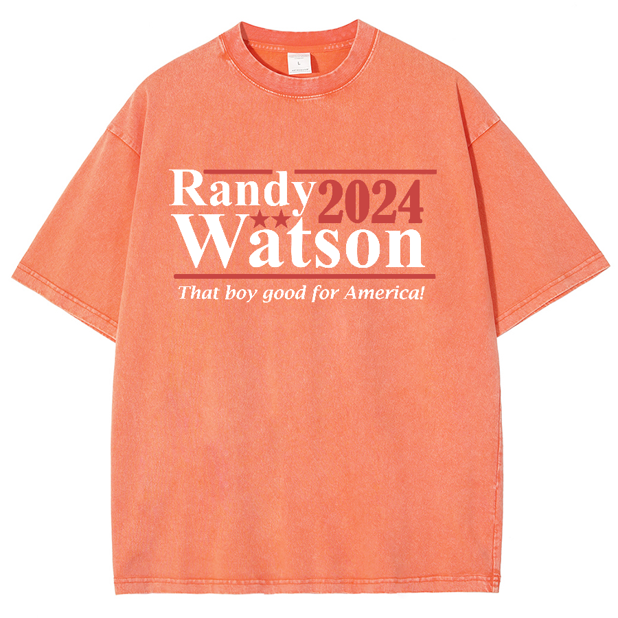 Randy Watson 2024 - That Boy Good For America Vintage Distressed T-shirt