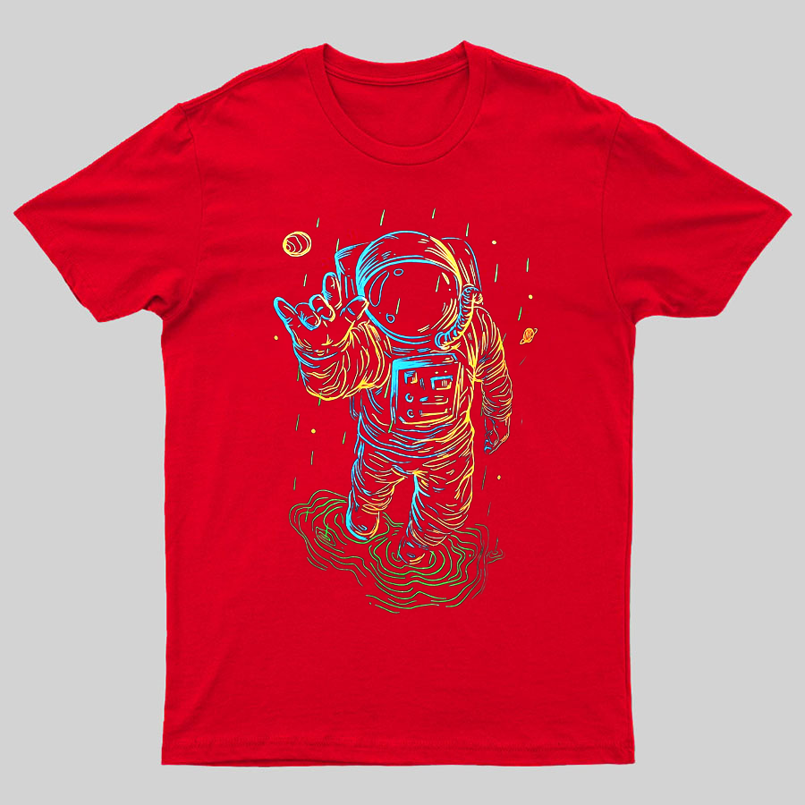 Travel In Space Funny Geeky T-Shirt