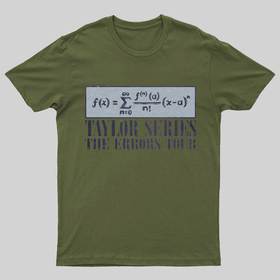 Taylor Series- The Errors Tour Nerd Geeky T-Shirt