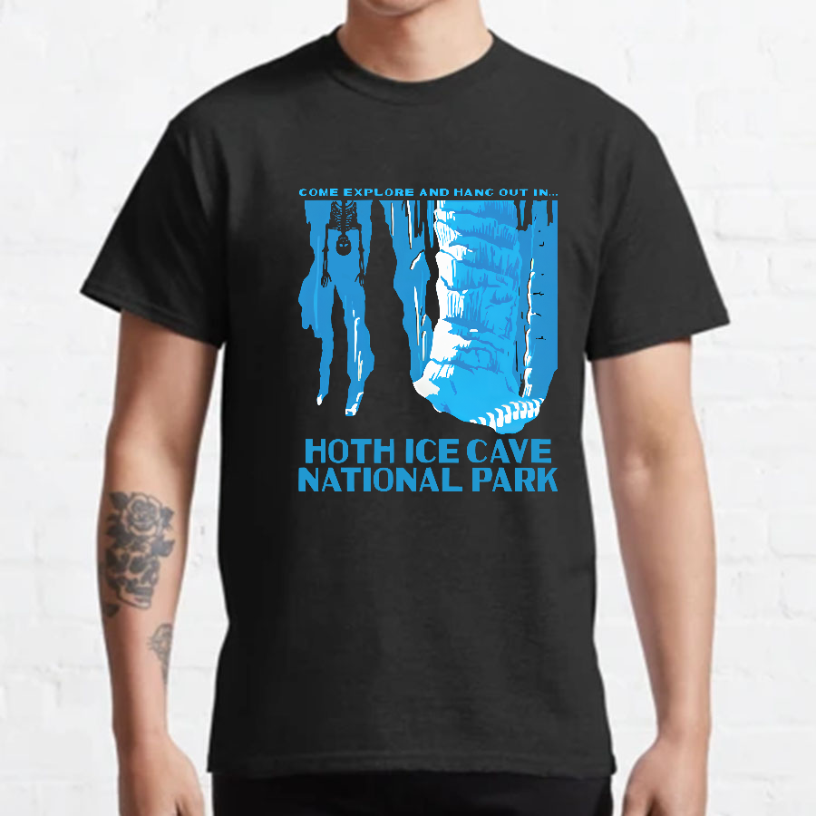 Hoth Ice Cave National Park Geeky T-Shirt