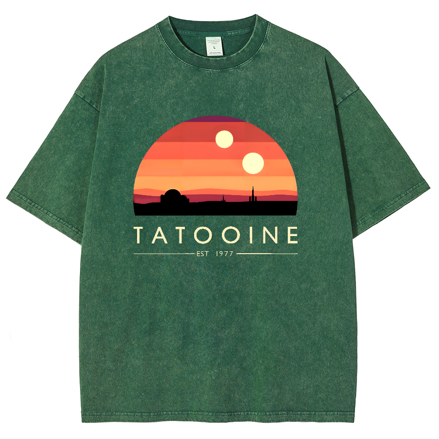 Tatooine Sunset Vintage Distressed T-shirt