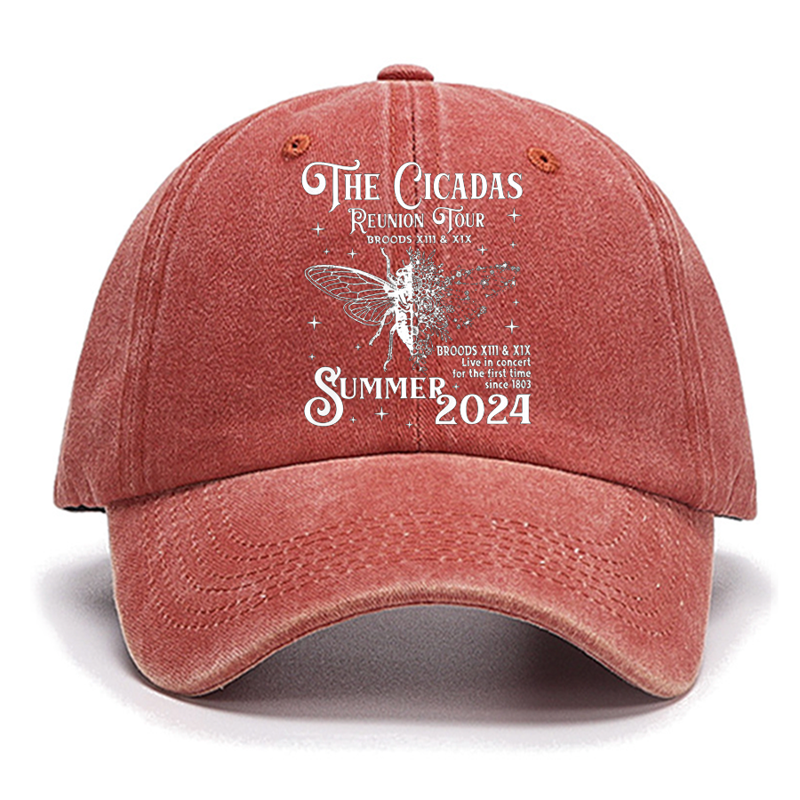 The Cicadas Reunion Tour Summer 2024 Cotton Hat