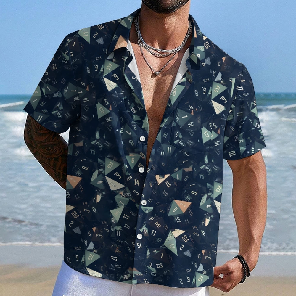 Dnd RPG Dice Geeky Shirt