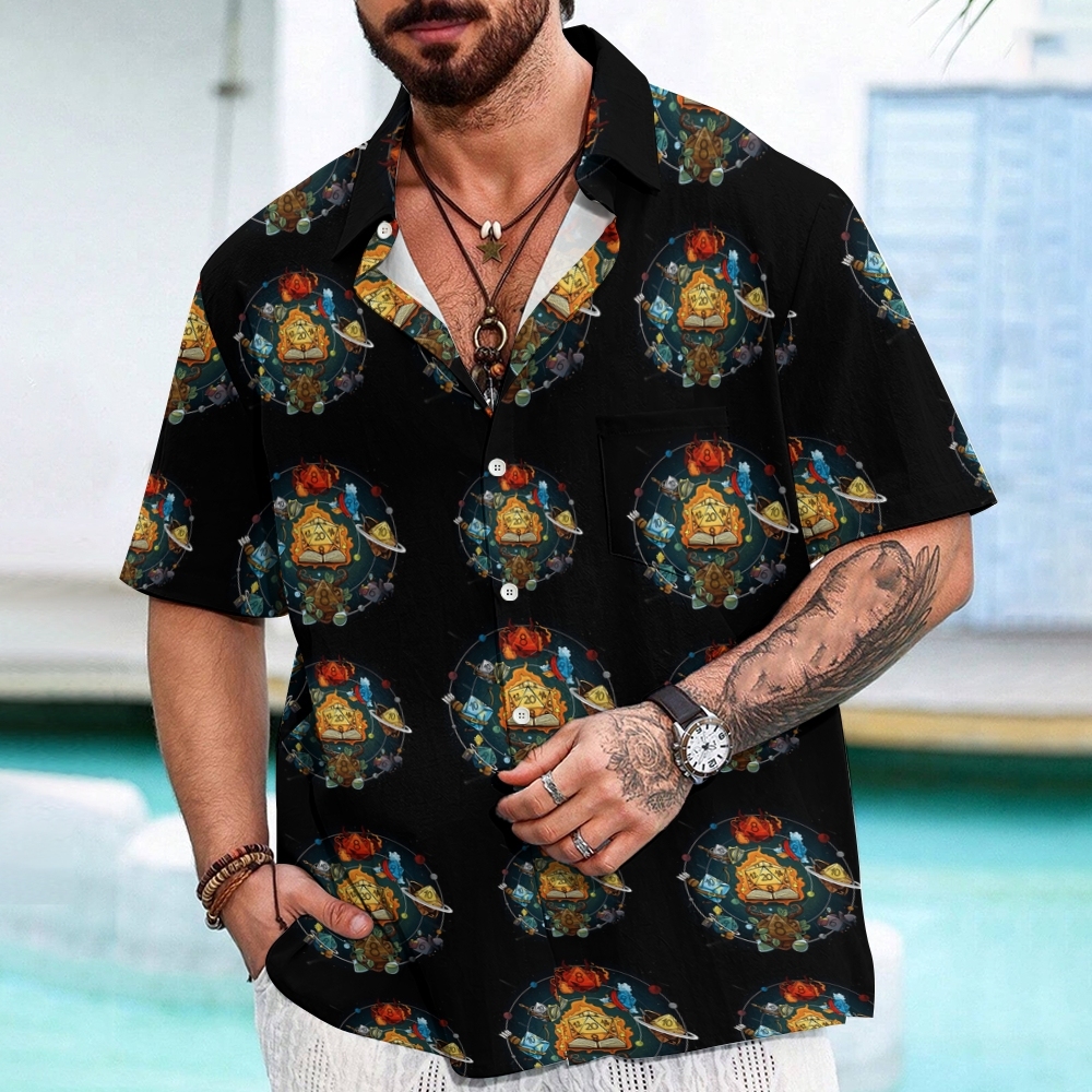 Dungeons and Dragons Dice Geeky Shirt