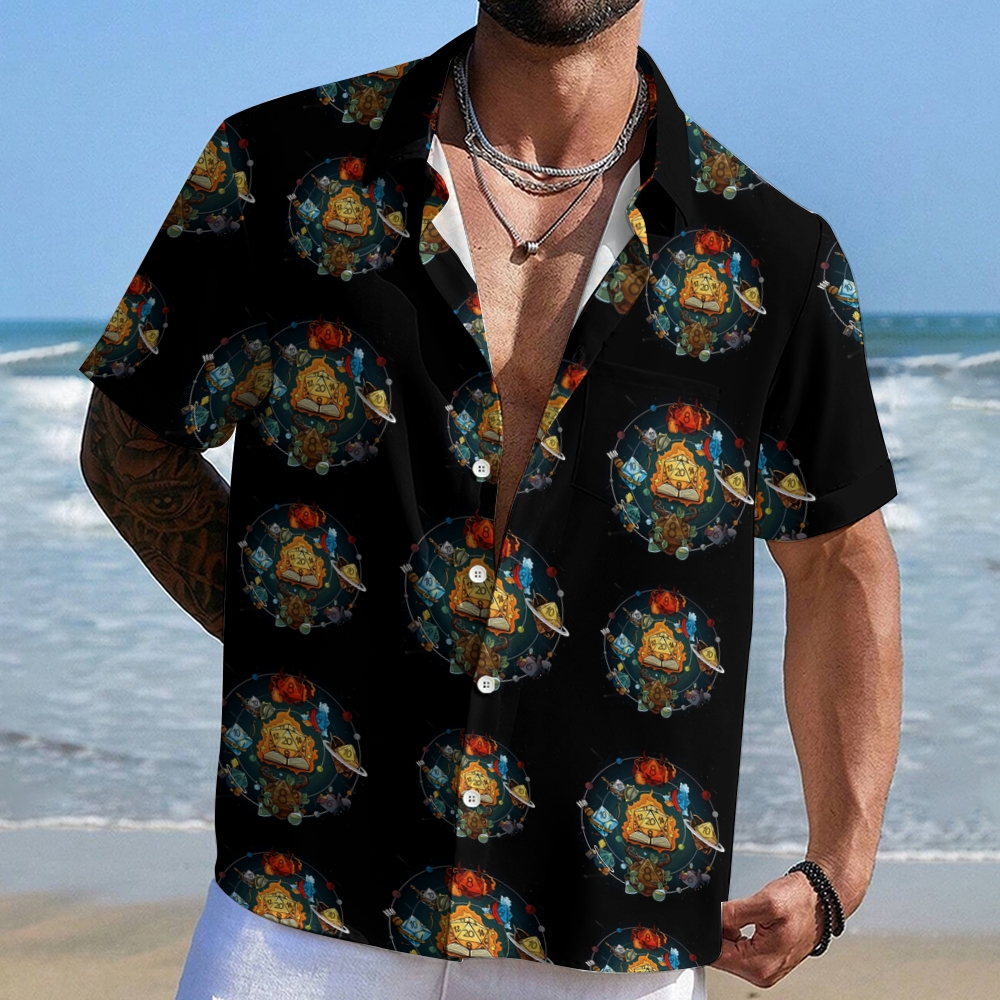 Dungeons and Dragons Dice Geeky Shirt