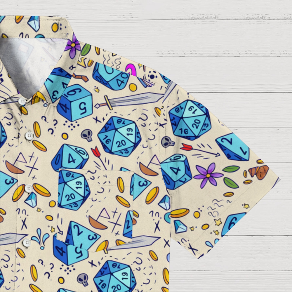 Vintage Dice Game Geeky Shirt