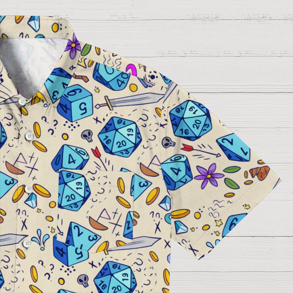 Vintage Dice Game Geeky Shirt