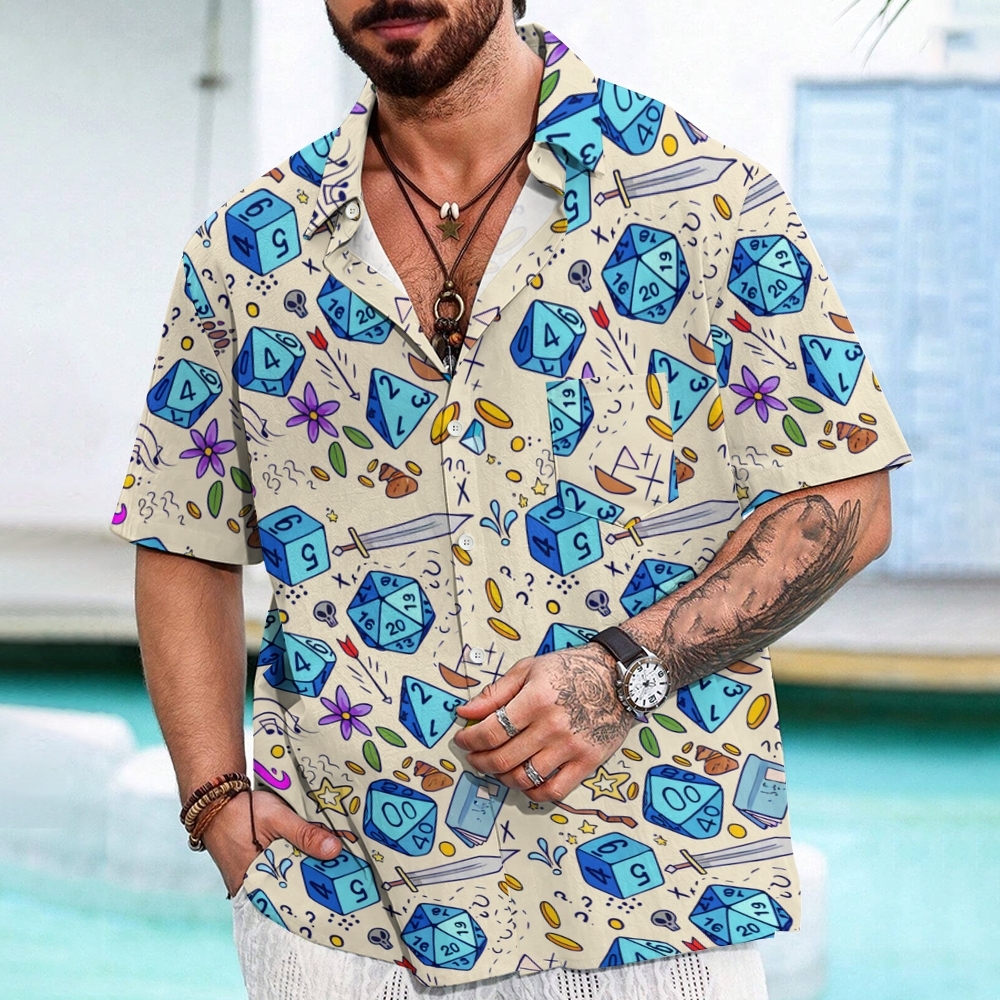 Vintage Dice Game Geeky Shirt