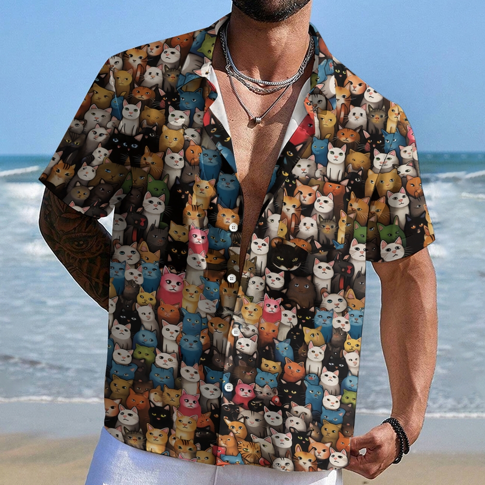 Cat Art Illustration Geeky Shirt