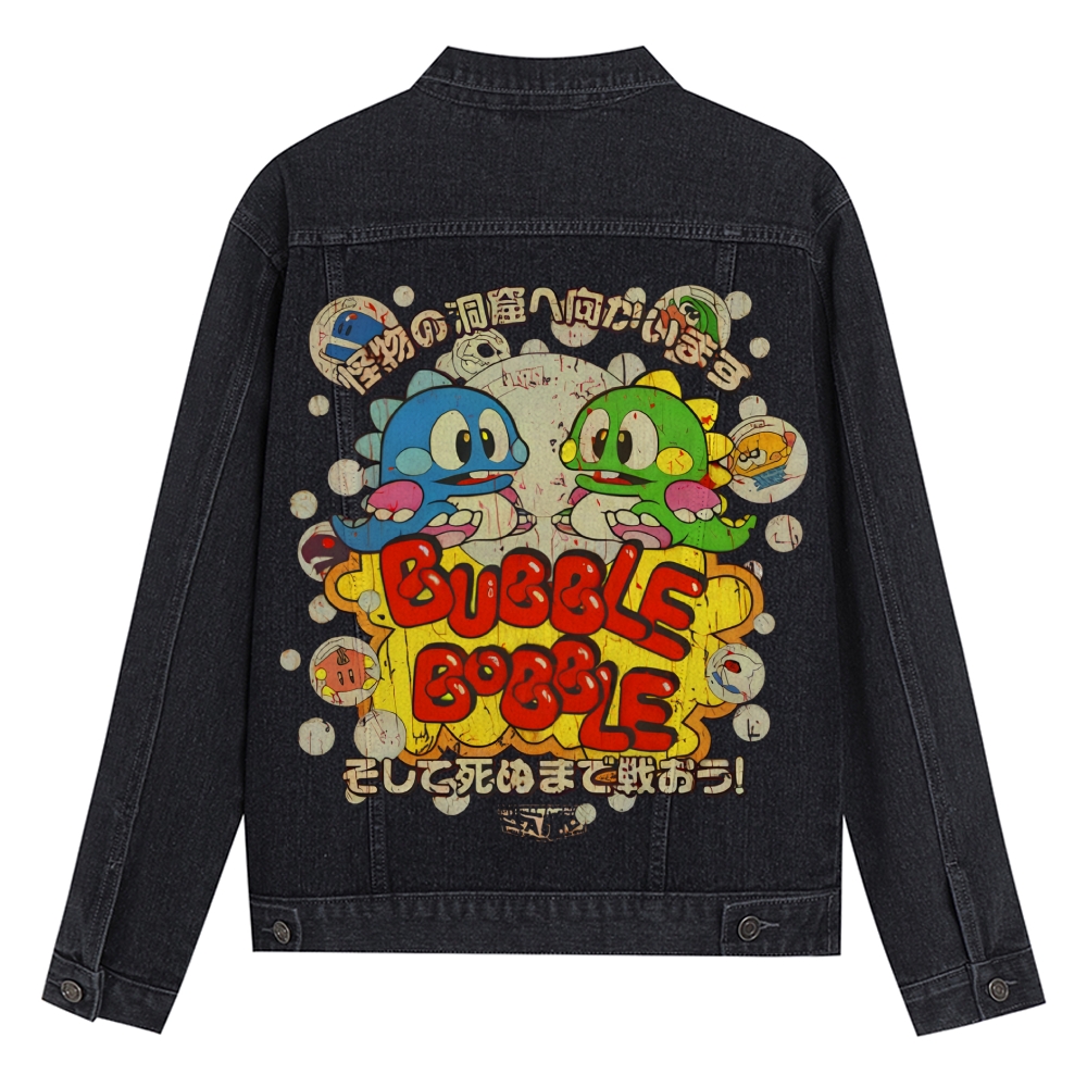 Monster Paradise Bubble Shooter Denim Jacket