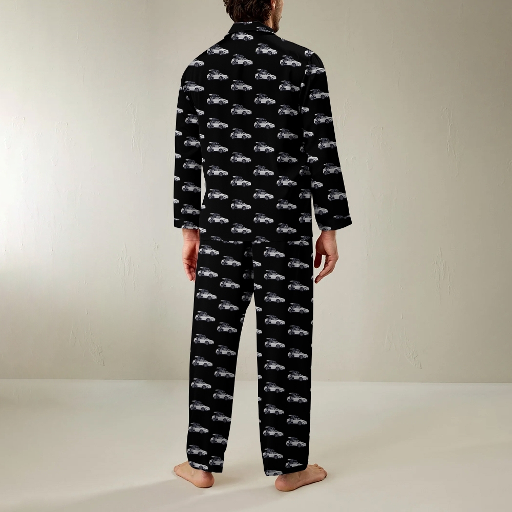 Tesla Model X Geek Long Sleeve Pajama Set 