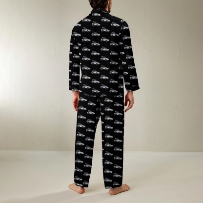 Tesla Model X Geek Long Sleeve Pajama Set 