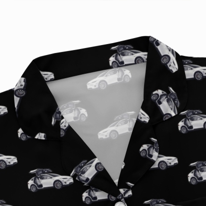 Tesla Model X Geek Long Sleeve Pajama Set 