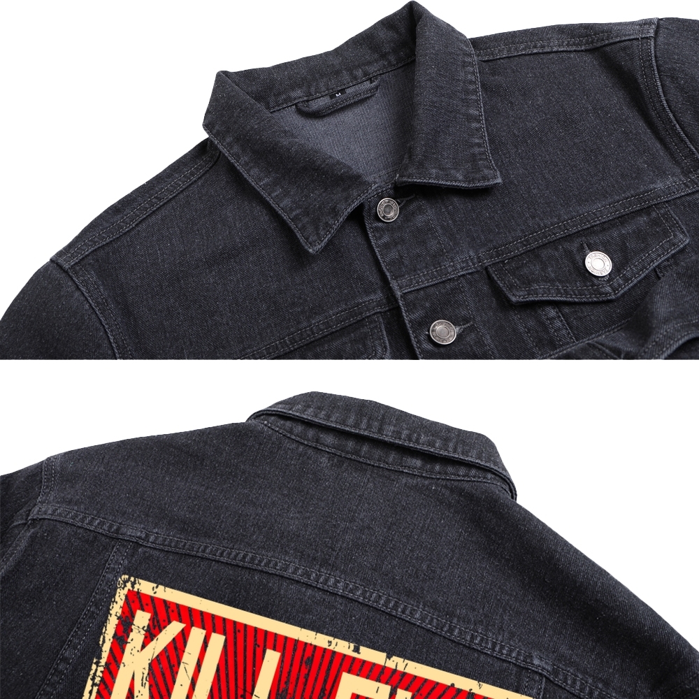 Save The Earth And Kill All Humans Denim Jacket
