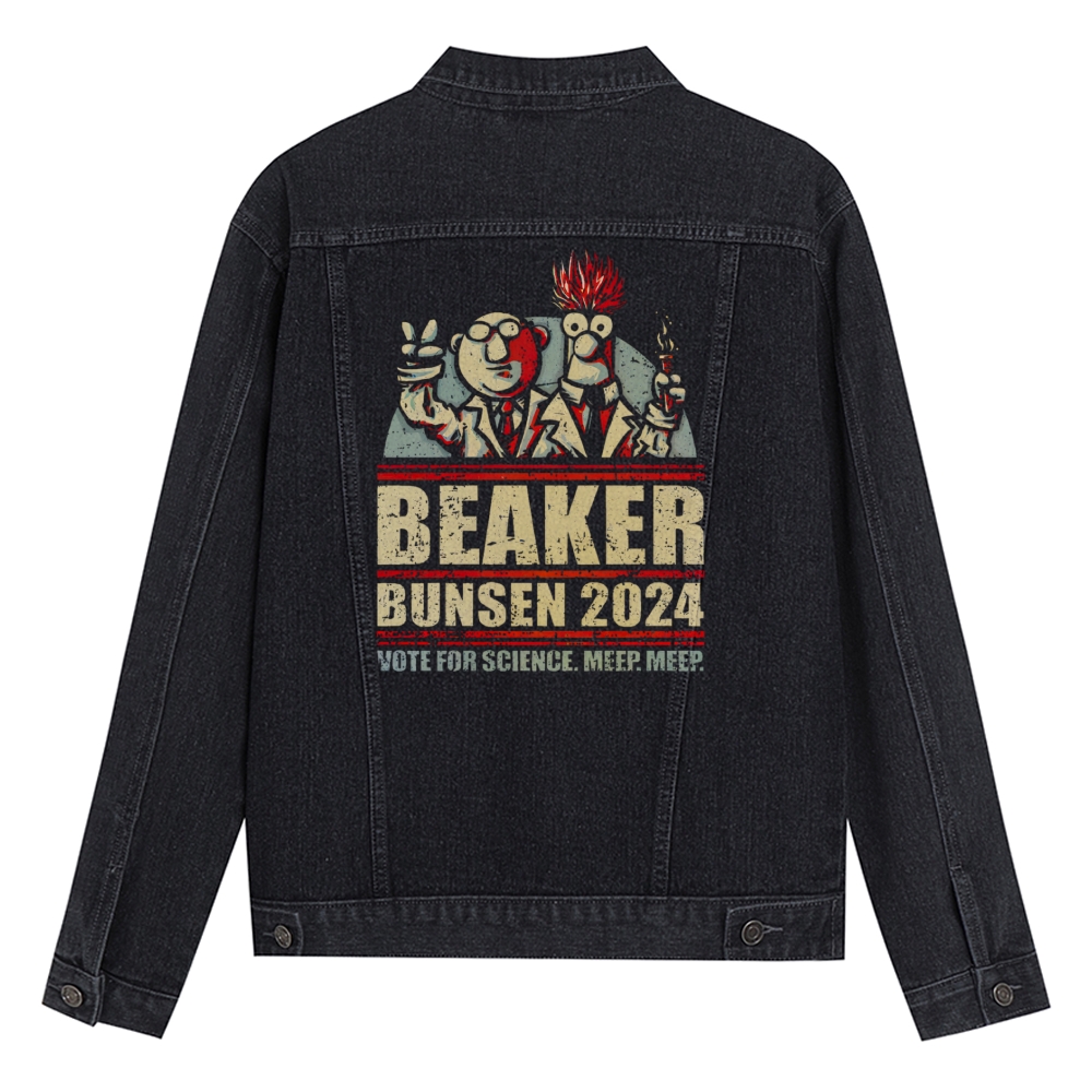 Vote For Science Geek Denim Jacket