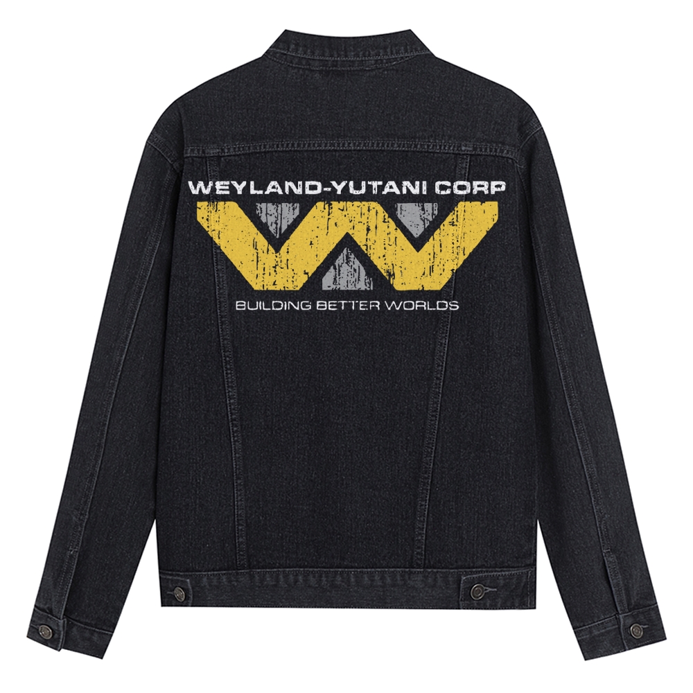 Weyland-Yutani Corp Alien Geeky  Denim Jacket