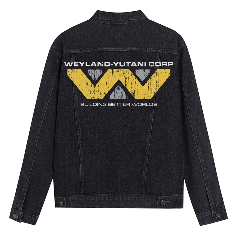 Weyland-Yutani Corp Alien Geeky  Denim Jacket