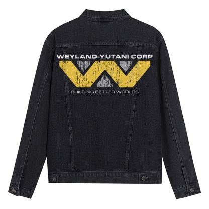Weyland-Yutani Corp Alien Geeky  Denim Jacket