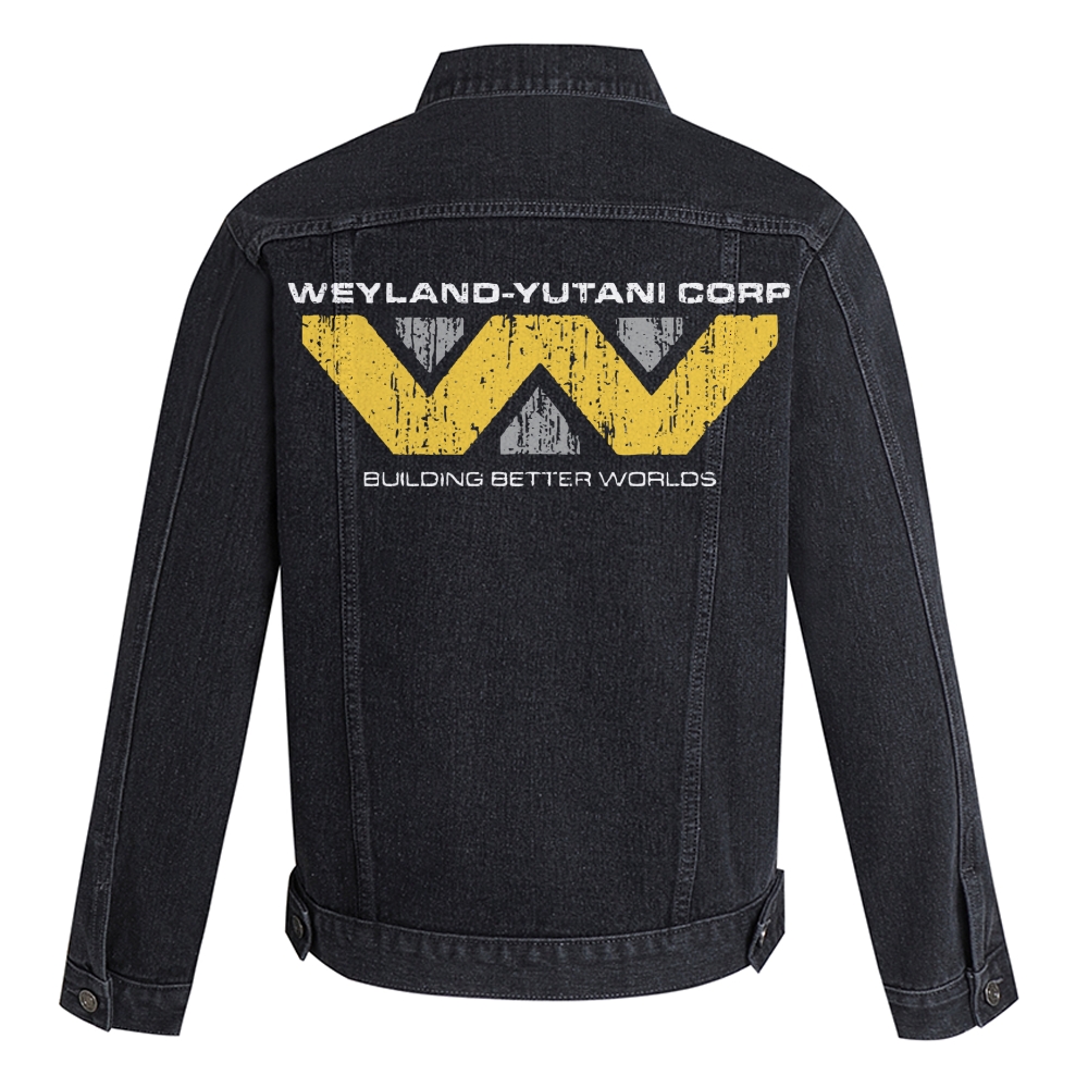 Weyland-Yutani Corp Alien Geeky  Denim Jacket