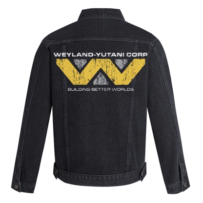 Weyland-Yutani Corp Alien Geeky  Denim Jacket