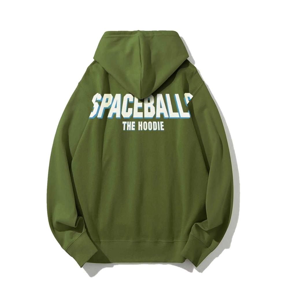 Spaceballs The Hoodie Geek Printed Back Cotton Hoodie