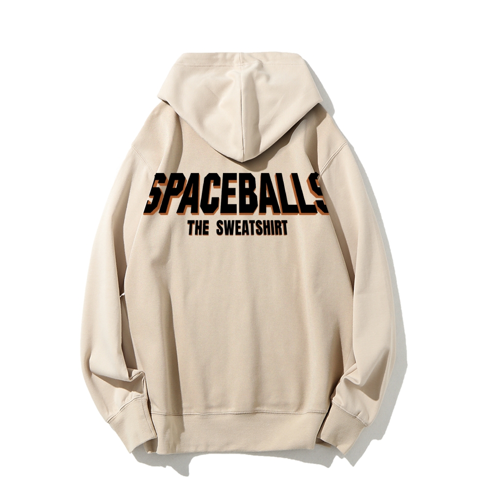Spaceballs The Hoodie Geek Printed Back Cotton Hoodie