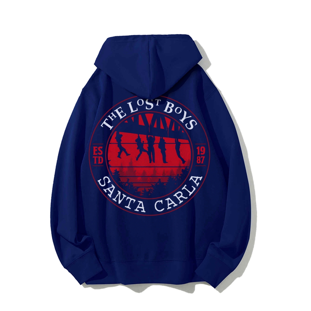 The Lost Boys Nerdy Printed Back Cotton Hoodie