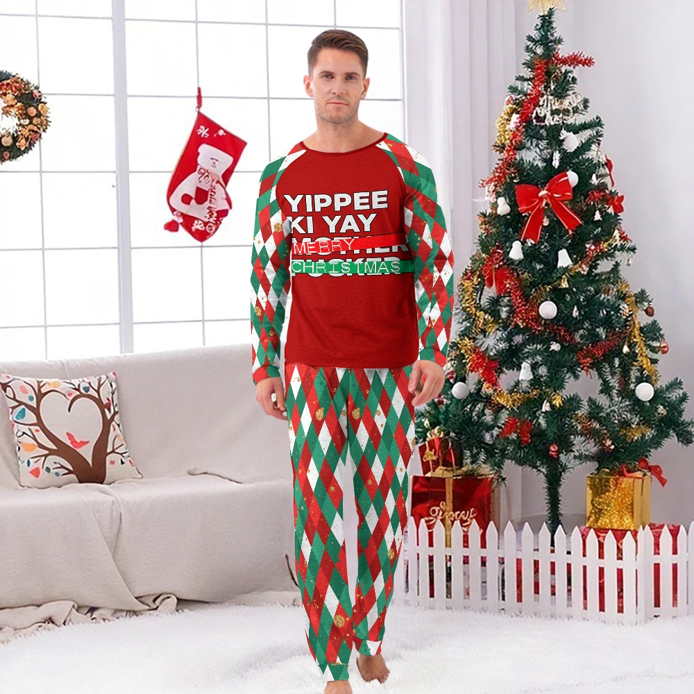 Yippee-Ki-Yay Family Christmas Pajamas Set