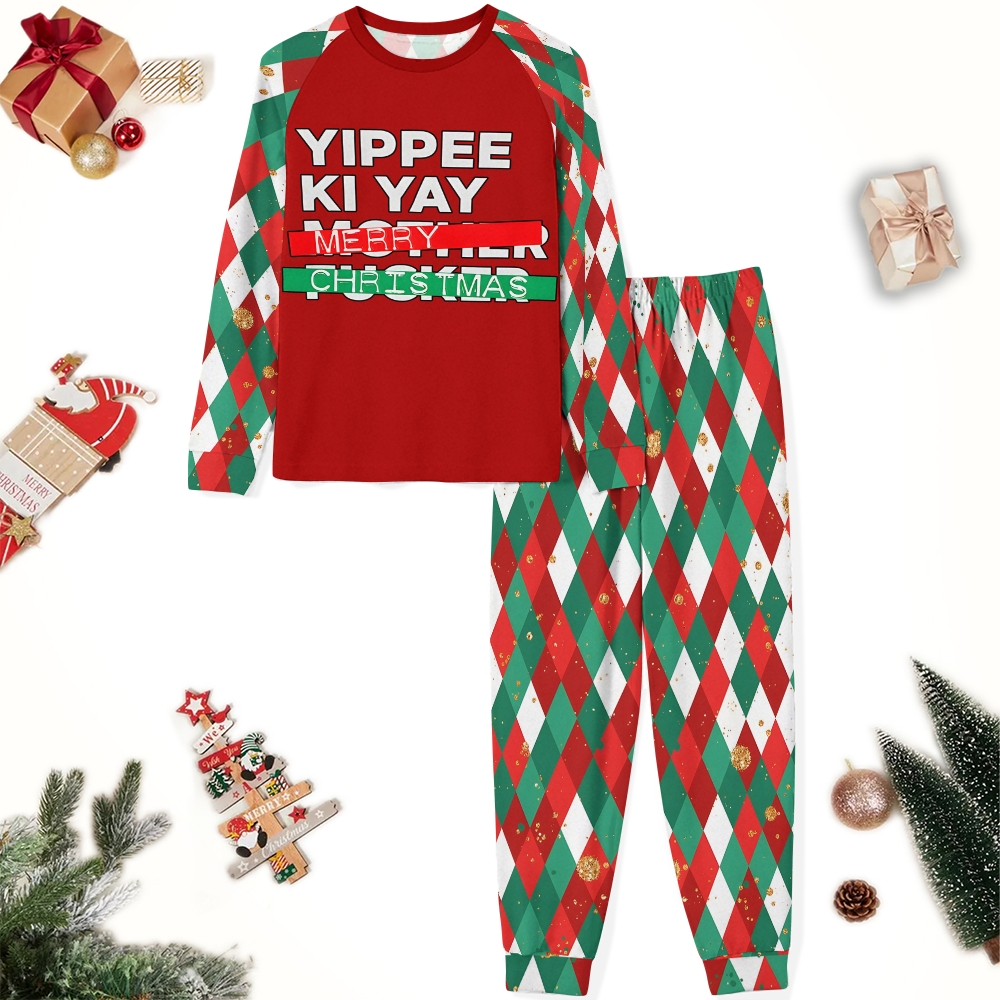 Yippee-Ki-Yay Family Christmas Pajamas Set