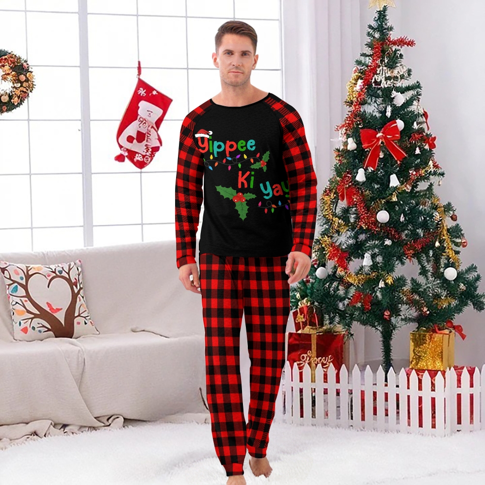 Yippee-Ki-Yay Family Christmas Pajamas Set
