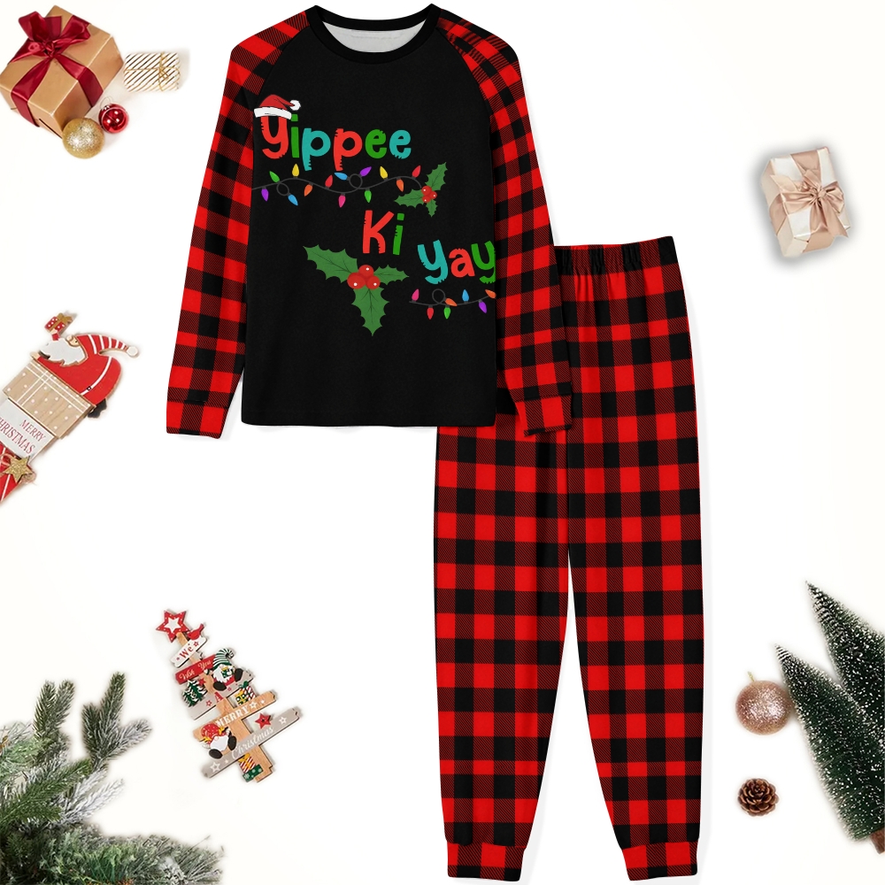 Yippee-Ki-Yay Family Christmas Pajamas Set