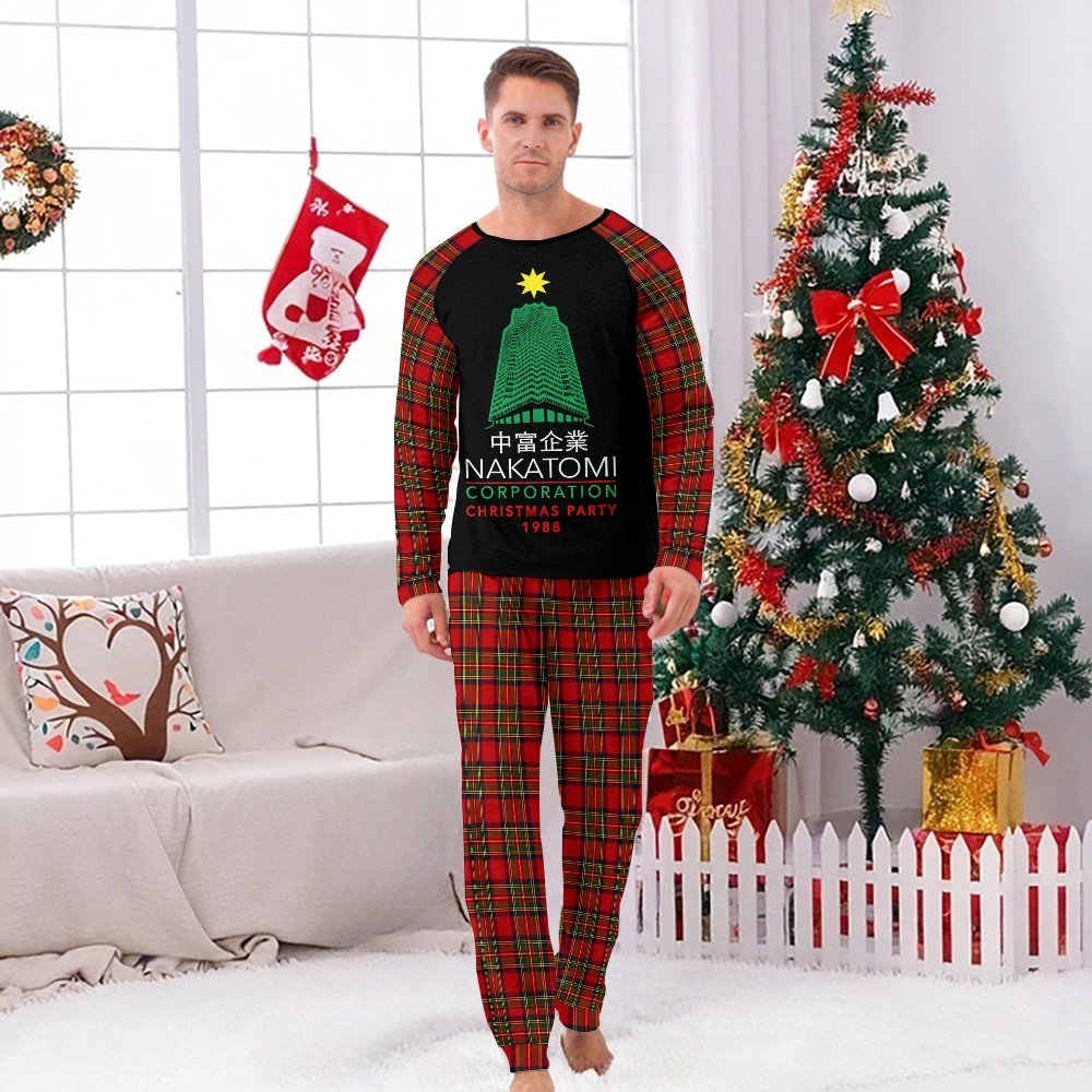 Die Hard Nakatomi Corporation Christmas Party Tower Family Christmas Pajamas Set