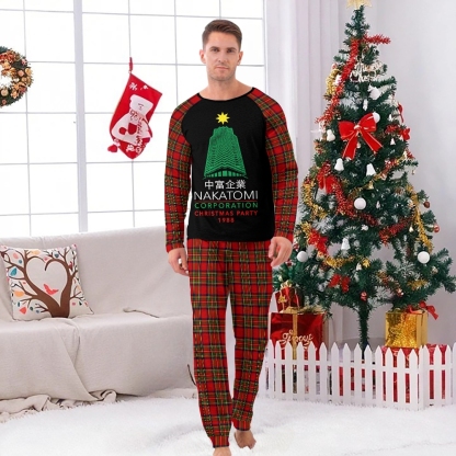 Die Hard Nakatomi Corporation Christmas Party Tower Family Christmas Pajamas Set