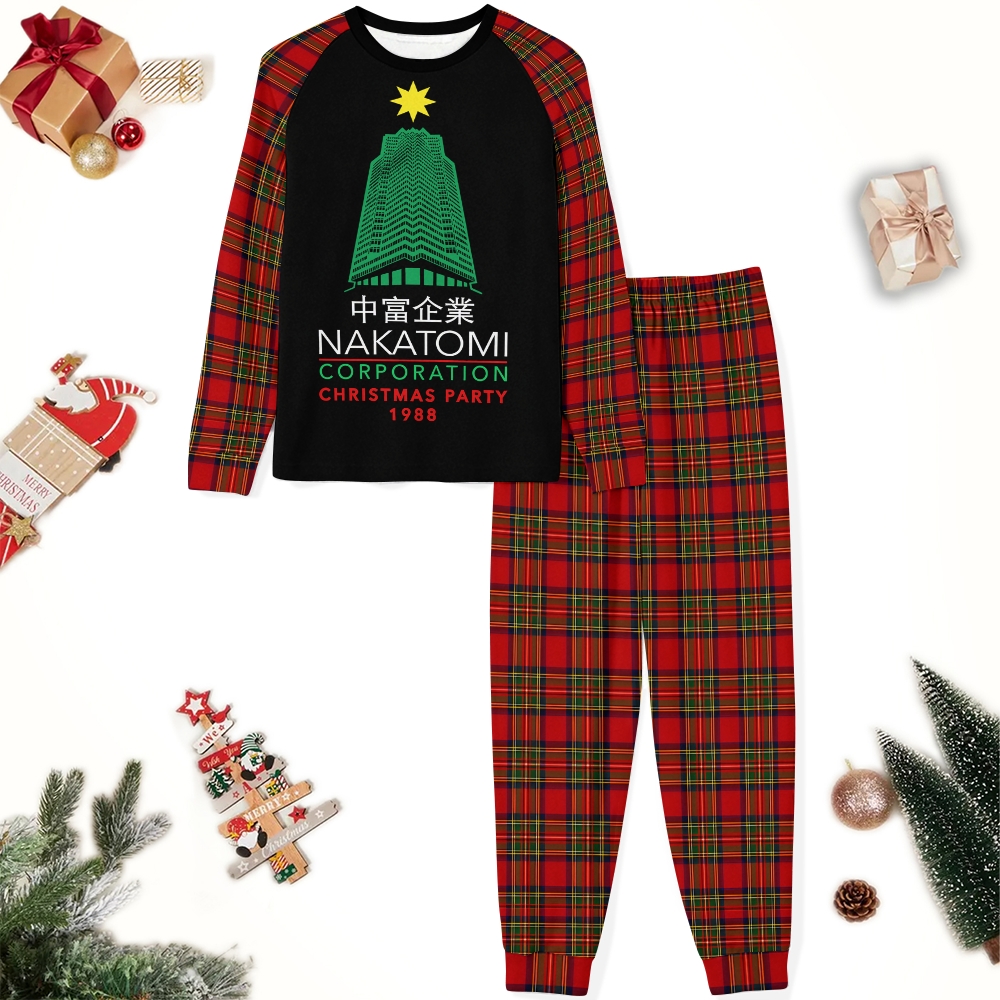 Die Hard Nakatomi Corporation Christmas Party Tower Family Christmas Pajamas Set