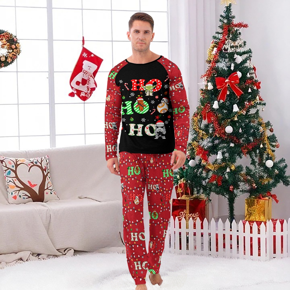 Ho-Ho-Ho Star Wars Family Christmas Pajamas Set