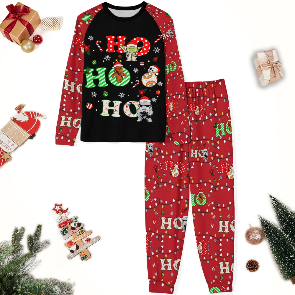 Ho-Ho-Ho Star Wars Family Christmas Pajamas Set