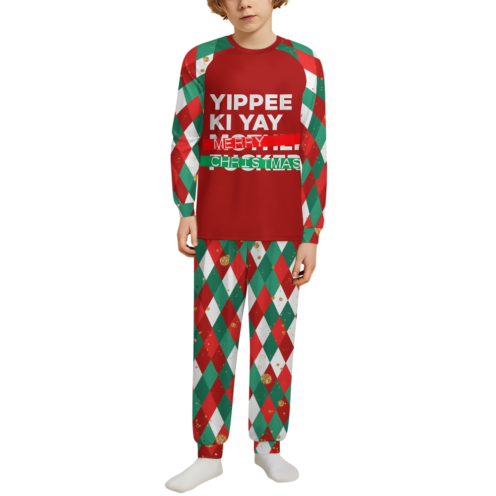 Yippee-Ki-Yay Family Christmas Pajamas Set