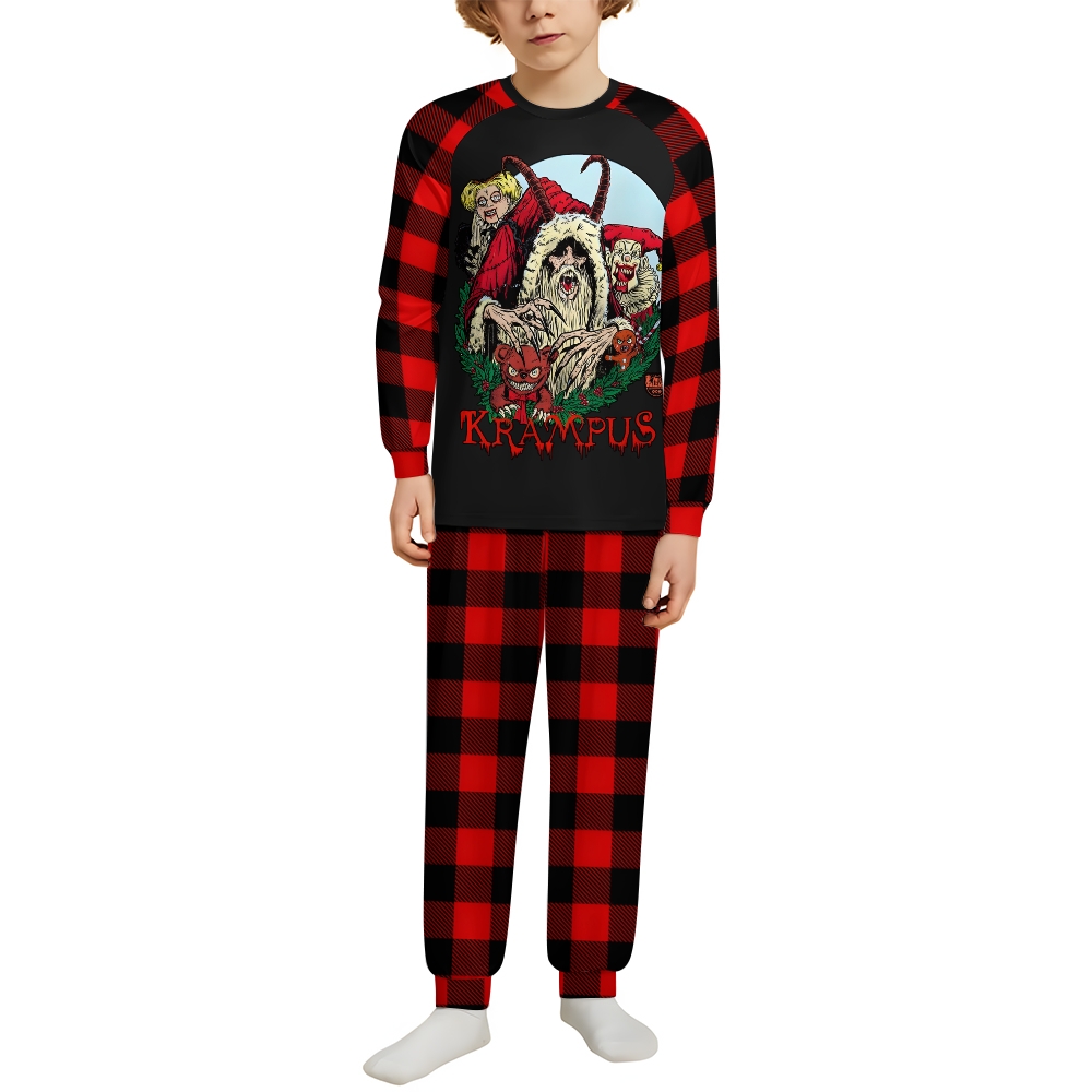Merry Krampus Family Christmas Pajamas Set