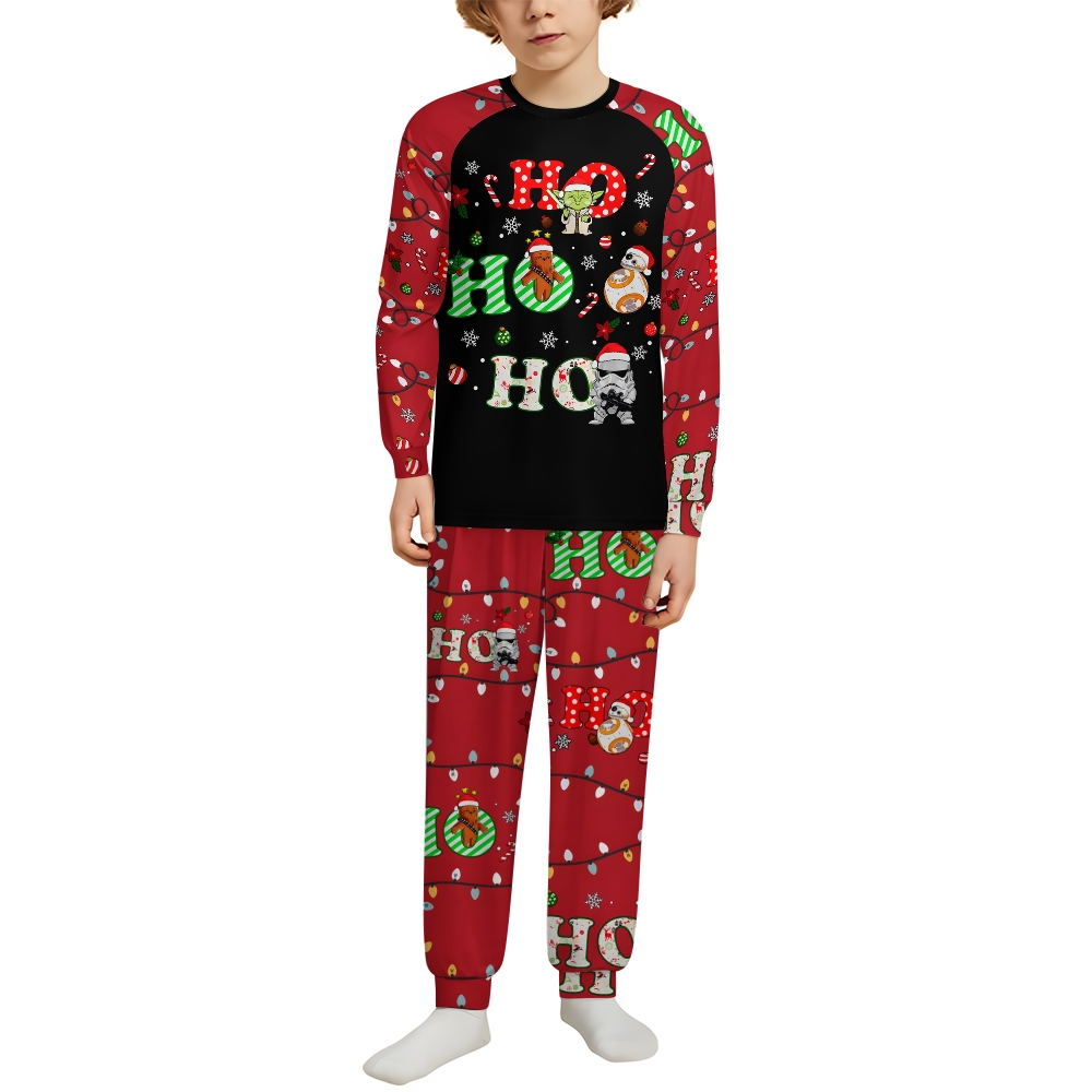 Ho-Ho-Ho Star Wars Family Christmas Pajamas Set