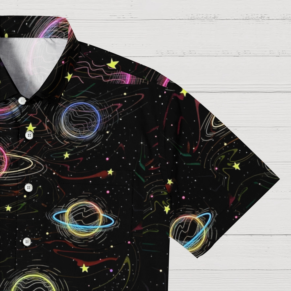 Space Planet Series Geek Shirt 
