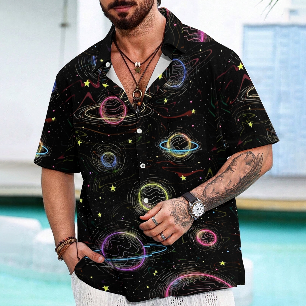 Space Planet Series Geek Shirt 