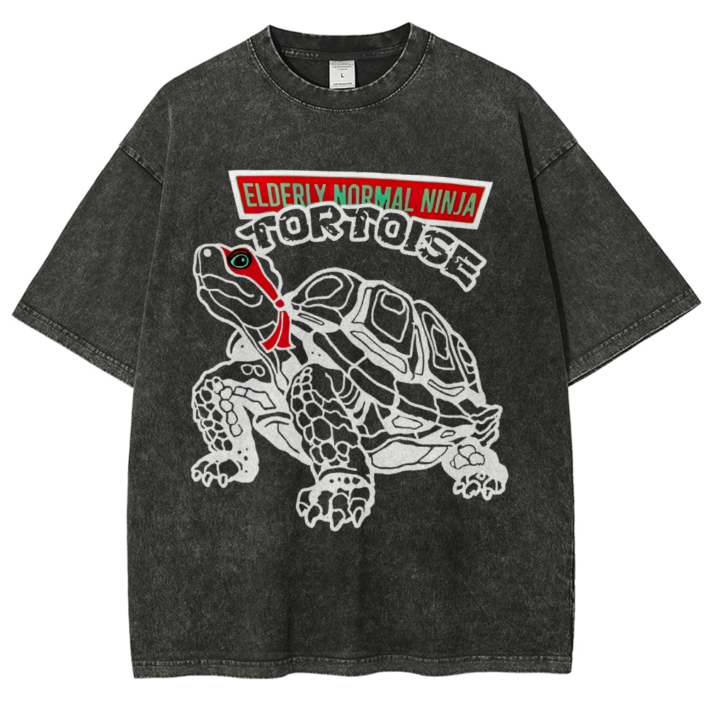 Elderly Normal Ninja Vintage Distressed T-shirt