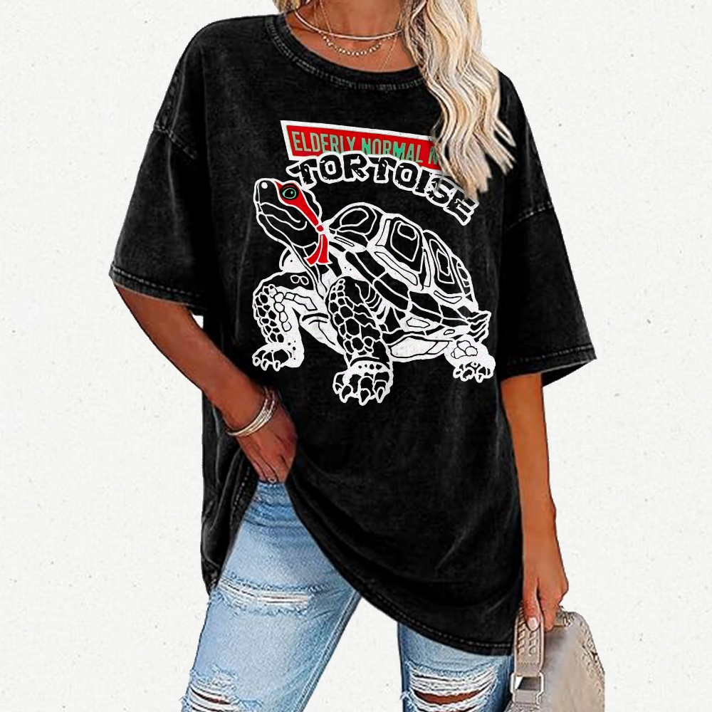 Elderly Normal Ninja Vintage Distressed T-shirt