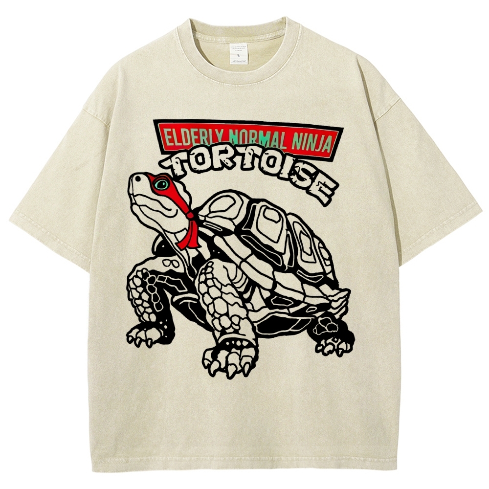 Elderly Normal Ninja Vintage Distressed T-shirt