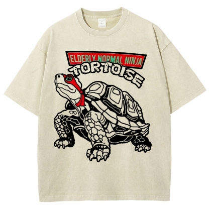 Elderly Normal Ninja Vintage Distressed T-shirt