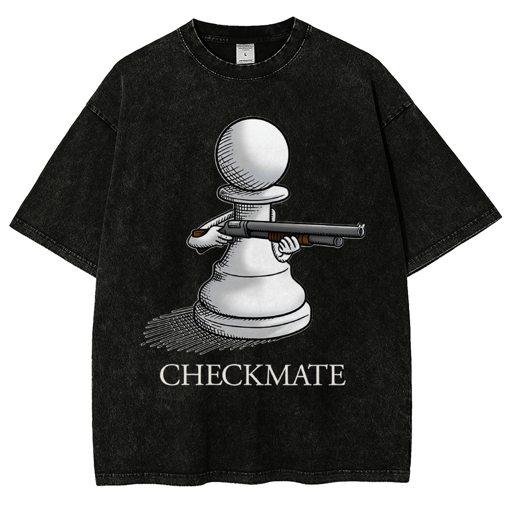 Checkmate Vintage Distressed T-shirt