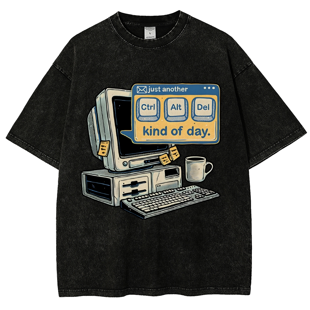 Just Another day Vintage Distressed T-shirt