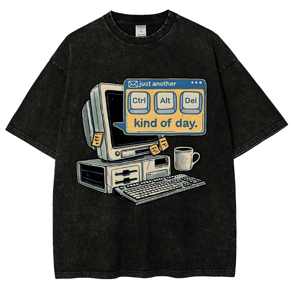 Just Another day Vintage Distressed T-shirt