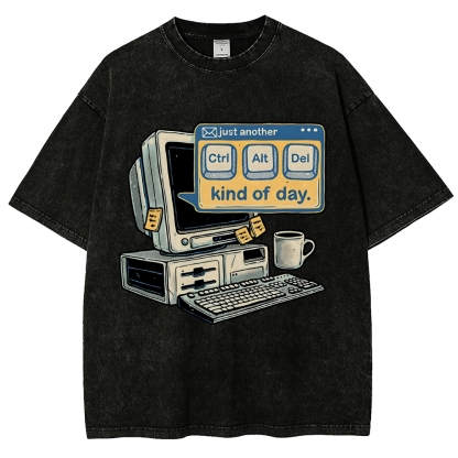 Just Another day Vintage Distressed T-shirt