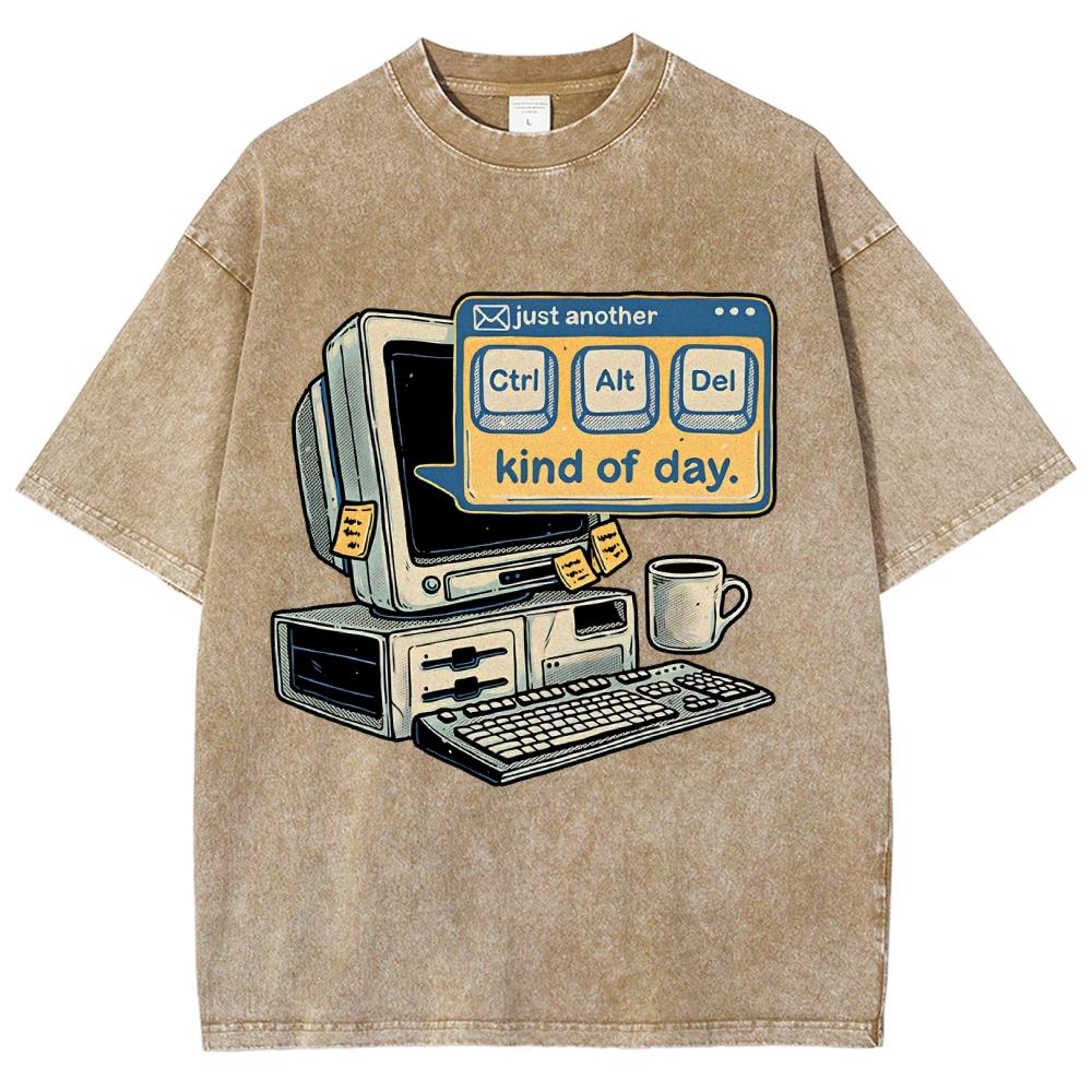 Just Another day Vintage Distressed T-shirt